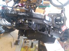 Torn down to the frame!