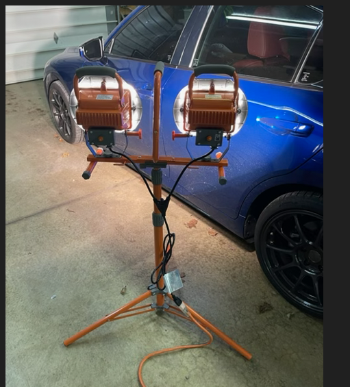 Here is the one I bought at Home Depot. It works really well for side lighting. It is not LED, so it does get fairly hot though, a bonus if you are working in a cold garage in the winter.