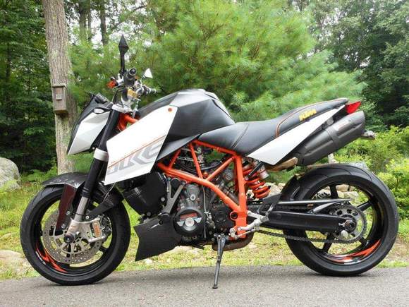 V twin KTM Super Duke. Fun Cannon Bike.