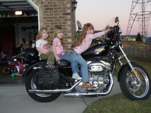 Granddaugthers started to ride with us when they were about 5 or 6. 