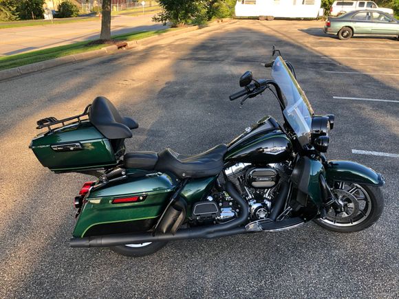 King Tour Pak for a 6,400 ride AZ to FL backroads, no gps/nav and no radio. Old school (mostly)