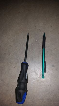 Size of tools used to reference the gap width