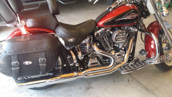 Just got it home from the Big bore, cams and Fatcat exhaust.  Not able to lean on it very much but can tell a big difference so far.