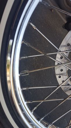 And just this is in the front spoke
