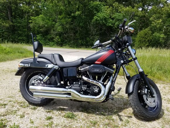 Mine had 5" risers stock then i added the 2" extensions. I'm 5'8" and i could use about 9" above the top of the trees to be comfortable. But i had to reroute my clutch cable and my brakeline is at its limit as it is. I'll probably go taller over the winter.