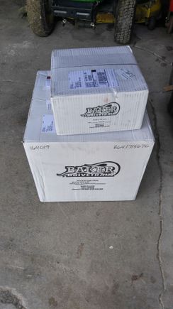 The Baker order has arrived!