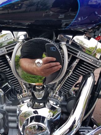 Thats my set-up...10 dollar filter from the auto parts store,  i gave two...one thats clean waiting to go on and one on the bike and thats a water supply line i got from lowes for less than 10 bucks that i cut with a cut off wheel,  put some clear epoxy on the ends before yoi cut it though. A couple stailess clamps and a pex tee fitting. 