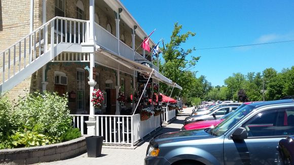 Bayfield, Ontario. A small community about 65 miles north of Sarnia on Hwy 21. This is a picture of the ouside the the "Albion Hotel".