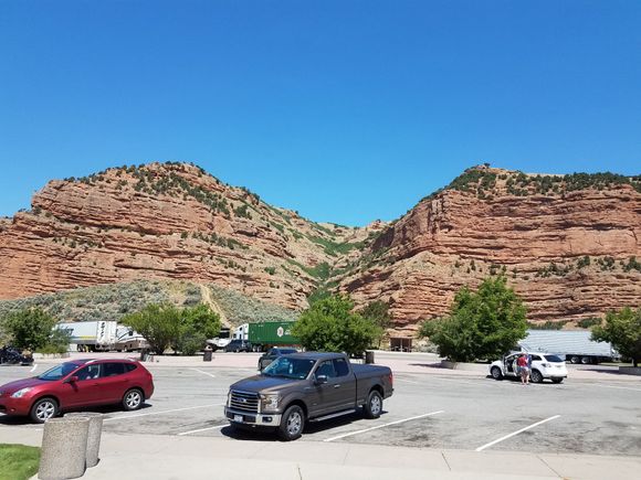 UT Rest Area before entering WY