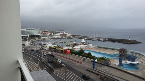 View looking east.