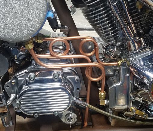 After i re-did my oil lines.