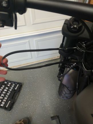 Extra wire after install.