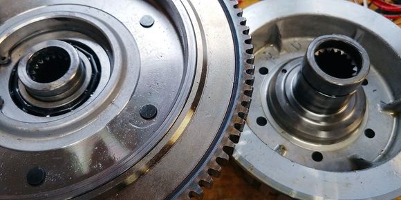 What are you guys doing to "fix" this?
Bandit on the left and stock on the right.
You'll notice the big difference in where the snap ring groove is located.
Using the Bandit there is a gap between the snap ring and the bearing.