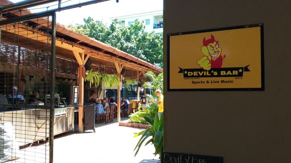 Lunch at the “Devils Bar”