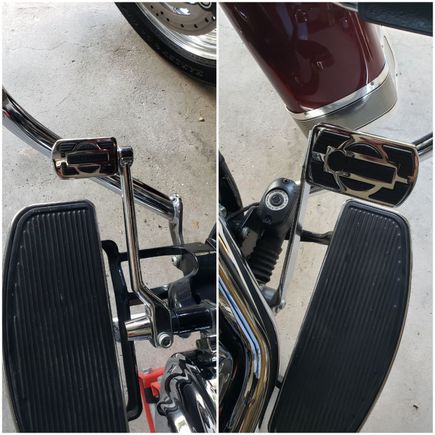 Nostalgic shifter and brake pads. 