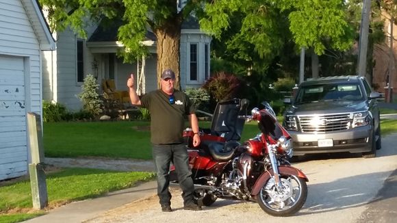 George says “let’s Ride”