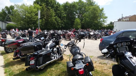 Lots of bikes in attendance!