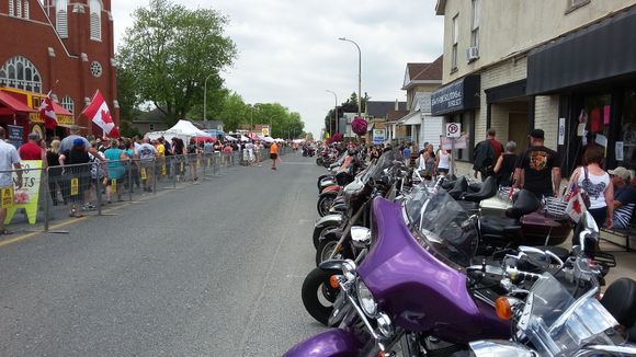 “Baconfest” Main Street Lucan, Ontario.