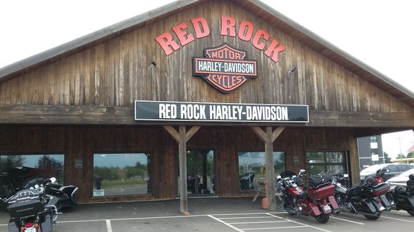 Day 9 - Red Rock Harley Davidson in Charlottown, PEI.
