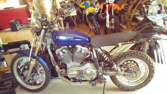 Before new seat and windscreen added
