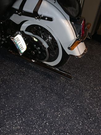 Kuryakyn side mount - attaches to frame
