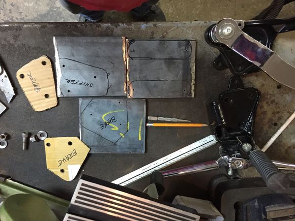 Fabbed up some pieces to use Twin Cam forwards