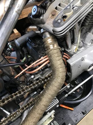 I may just go back to the stock rubber lines.