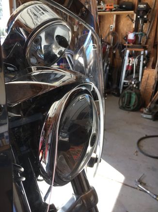 Side shot to show much closer to headlight noe.