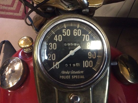 My Panhead speedo that I’ve Had  for 48 years. 