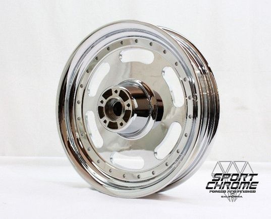 Fatbob Chrome front wheel