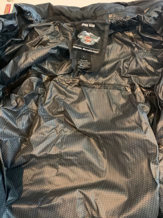 Rain suit top (inside)
