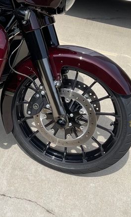 Forks are more matte bronze 