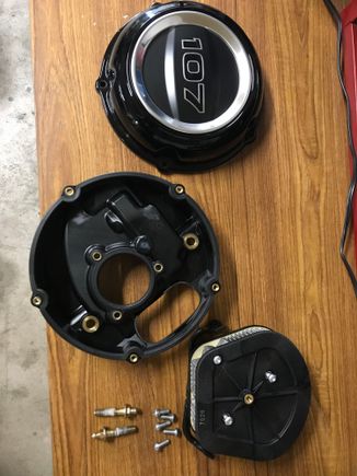 Removed at 800 miles. Filter is clean and comes with hardware. $75 shipped CONUS.  