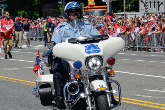 Me, during the Capitals Stanley Cup victory parade