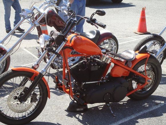 When I want to get beat up, I ride this.  Original owner, started building in 2000 and finished and titled in 2008.  96" S&S, 6-spd.