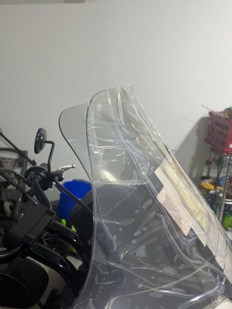 compared to large Harley shield to Clearview Large shield