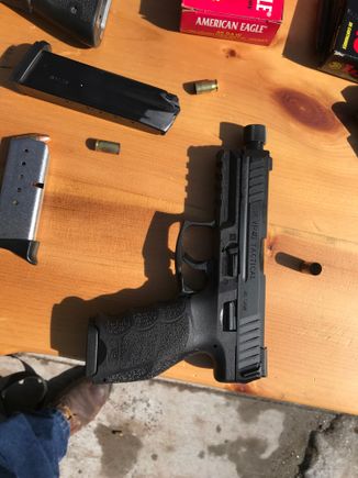 I have a similar gun (no threaded barrel) in 9mm