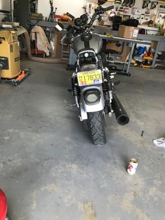 Custom Dynamics LED Blackout Laydown Tail w/ Integrated Turn Signals 