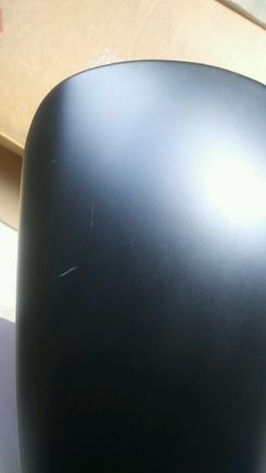 only two small 1/2" scratches