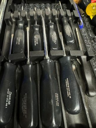 Some of the screwdrivers I used on a daily basis