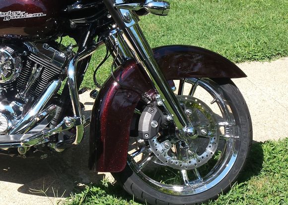 New Chrome Front End - Stock Calipers/Cables