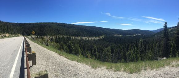 Top of the pass north of Salmon.