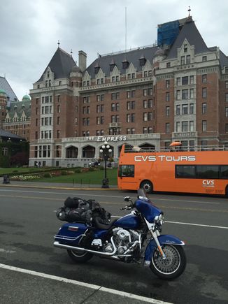 I headed down to Victoria to get on the ferry to Port Angeles.