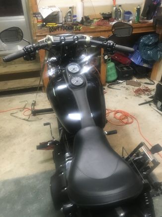 Startin to look like a bike again.