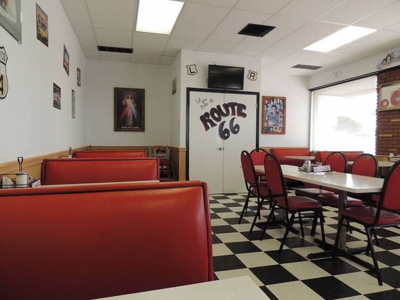 Route 66 Diner in Santa Rosa, NM.