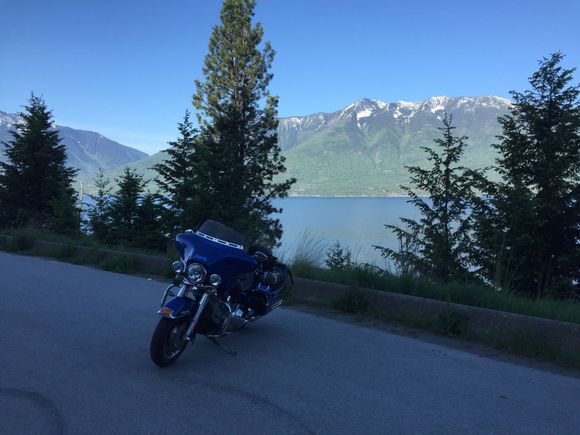 Half way up the lake