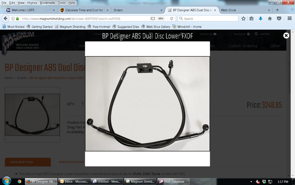 This is the pic they sent me of the part I should have gotten, and is also what is shown on their website. Being a one piece design, I automatically thought I got a mis packaged part when I received a two piece design.