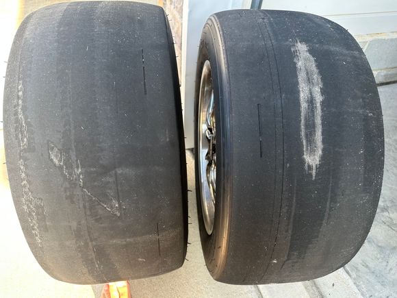 Mickey Thompson Rs off my Cadillac.

I’m almost due a new front on my trike but I’m holding out until I take it in for the yearly N.C. inspection 