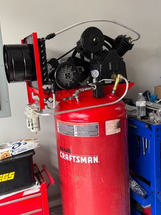 Added an after cooler and cooling fan