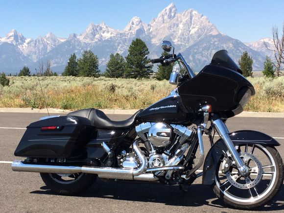 2015 At the Tetons on the way to Glacier the onto Sturgis